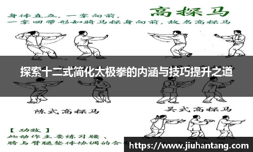 探索十二式简化太极拳的内涵与技巧提升之道
